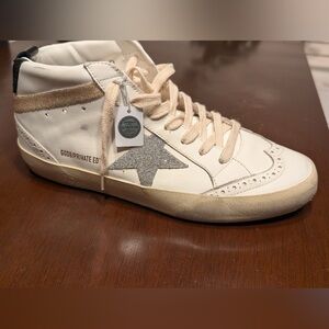 Golden Goose Mid Star Classic w/ Swarovski Crystals